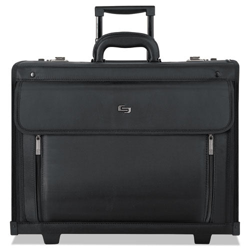 Classic Rolling Catalog Case, Fits Devices Up To 16", Polyester, 18 X 8 X 14, Black