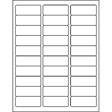 ML3000 Single Box 8-1/2" x 11", White, 100 Sheets, 30/Sheet Label - A1 School Supplies