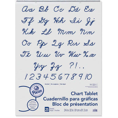 Chart Tablet, 24" X 32", Unruled - A1 School Supplies