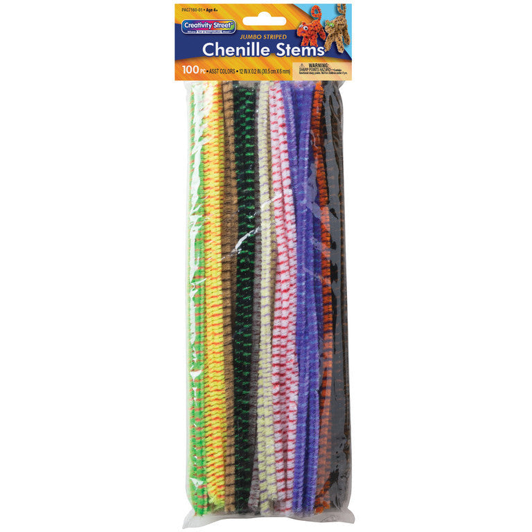 Creativity Street® Jumbo Striped Stems - A1 School Supplies