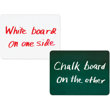 Double Sided Dry Erase Board, Chalk/White, Classpack Of 10 - A1 School Supplies