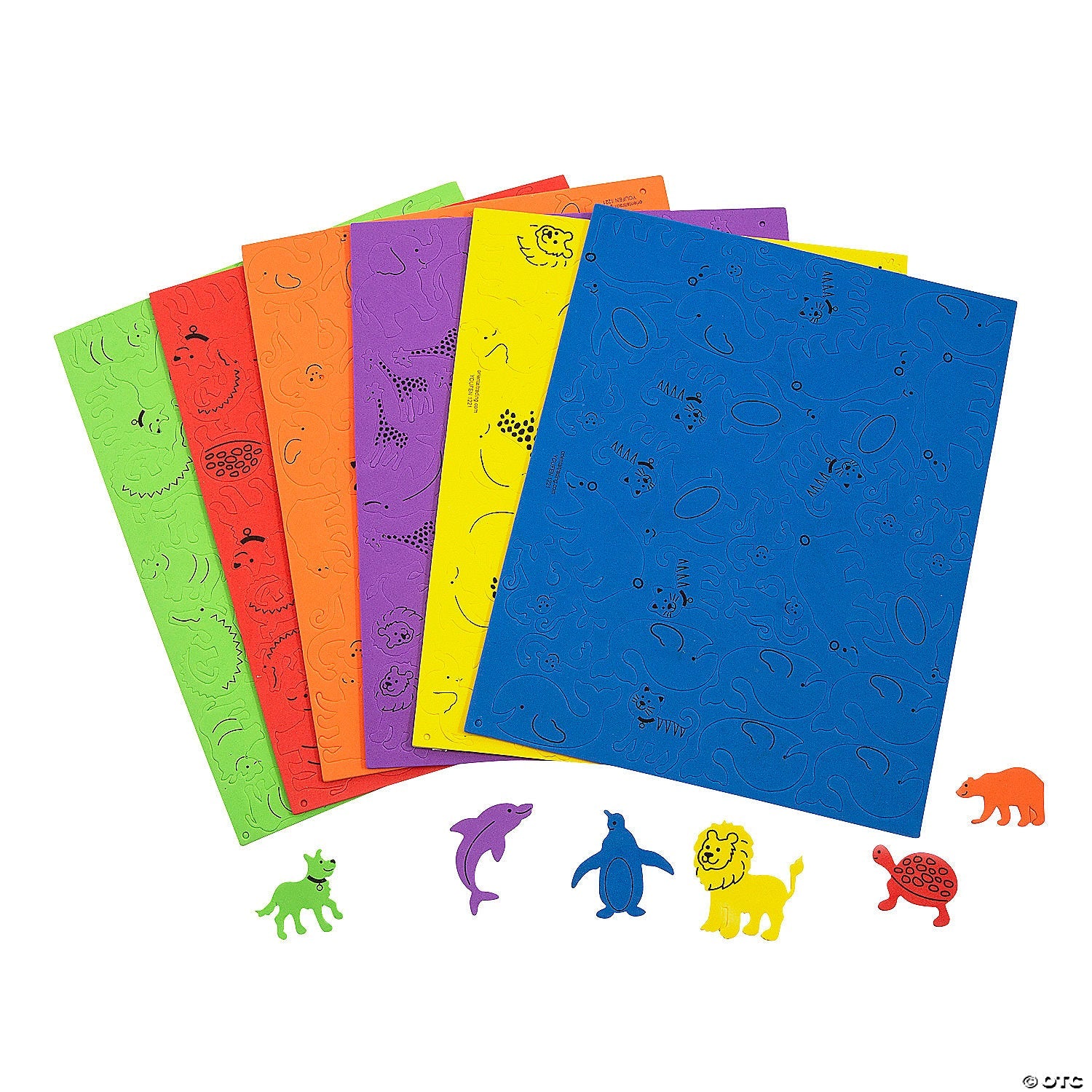 Fabulous Foam Self-Adhesive Animal Shapes - A1 School Supplies