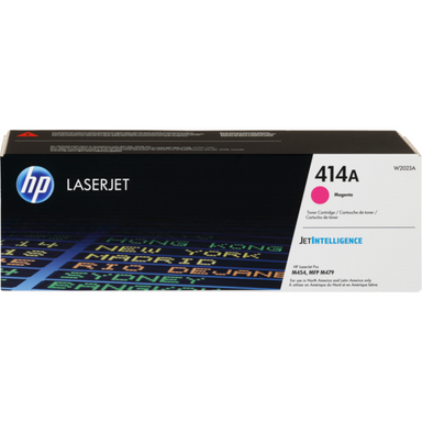 HP 414A Magenta Original LaserJet Toner Cartridge, W2023A - A1 School Supplies