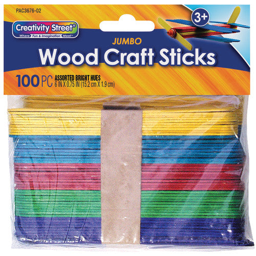 Jumbo Craft Sticks - A1 School Supplies