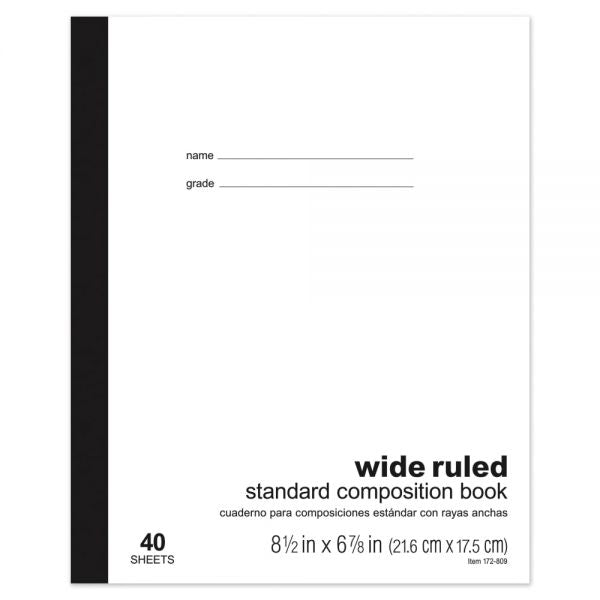 Standard Composition Book - A1 School Supplies