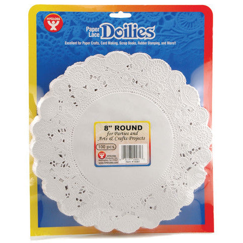 Doilies, White Round-Pack of 36 / 6" - A1 School Supplies