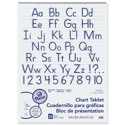 Chart Tablet, 24" X 32" Ruled 1 1/2" Tablet