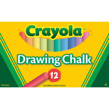 Crayola® Drawing Chalk, Colored Chalk Sticks - A1 School Supplies