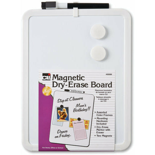 Magnetic Dry Erase Board, 8.5" x 11"