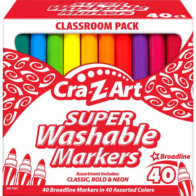 Cra-Z-Art® Washable Markers, 40 count - A1 School Supplies