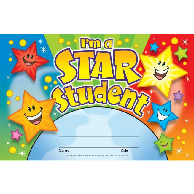 I'm a Star Student Recognition Awards, 30 ct