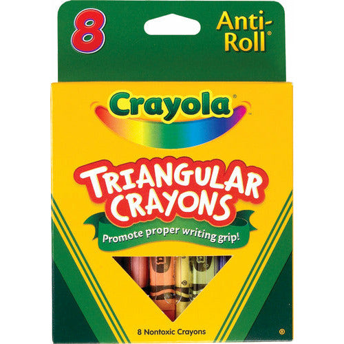 Crayola® Triangular Anti-Roll Crayons - A1 School Supplies