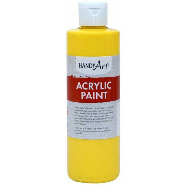 Handy Art® Acrylic Paint 8 oz, Chrome Yellow