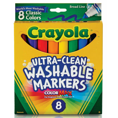 Crayola® Washable Broad Line Markers - A1 School Supplies